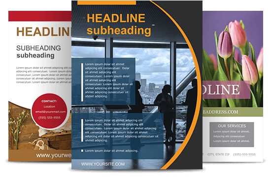 custom flyer printing service online business flyers