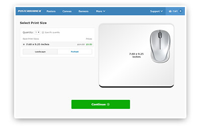 custom mouse pad printing